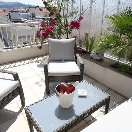 Val Roya Terrasse, Penthouse Avec Terrasse Panoramique Au Coeur De Nice, Quartier Des Musiciens Nice