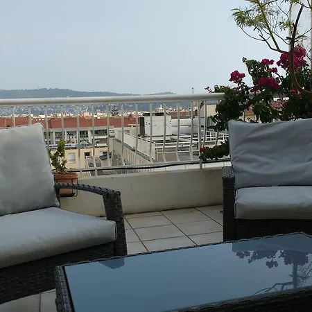 Val Roya Terrasse, Penthouse Avec Terrasse Panoramique Au Coeur De Nice, Quartier Des Musiciens *
