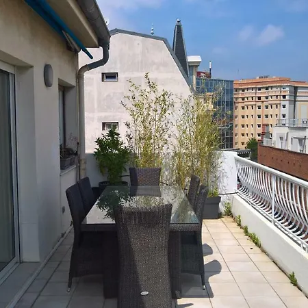 Val Roya Terrasse, Penthouse Avec Terrasse Panoramique Au Coeur De Nice, Quartier Des Musiciens *